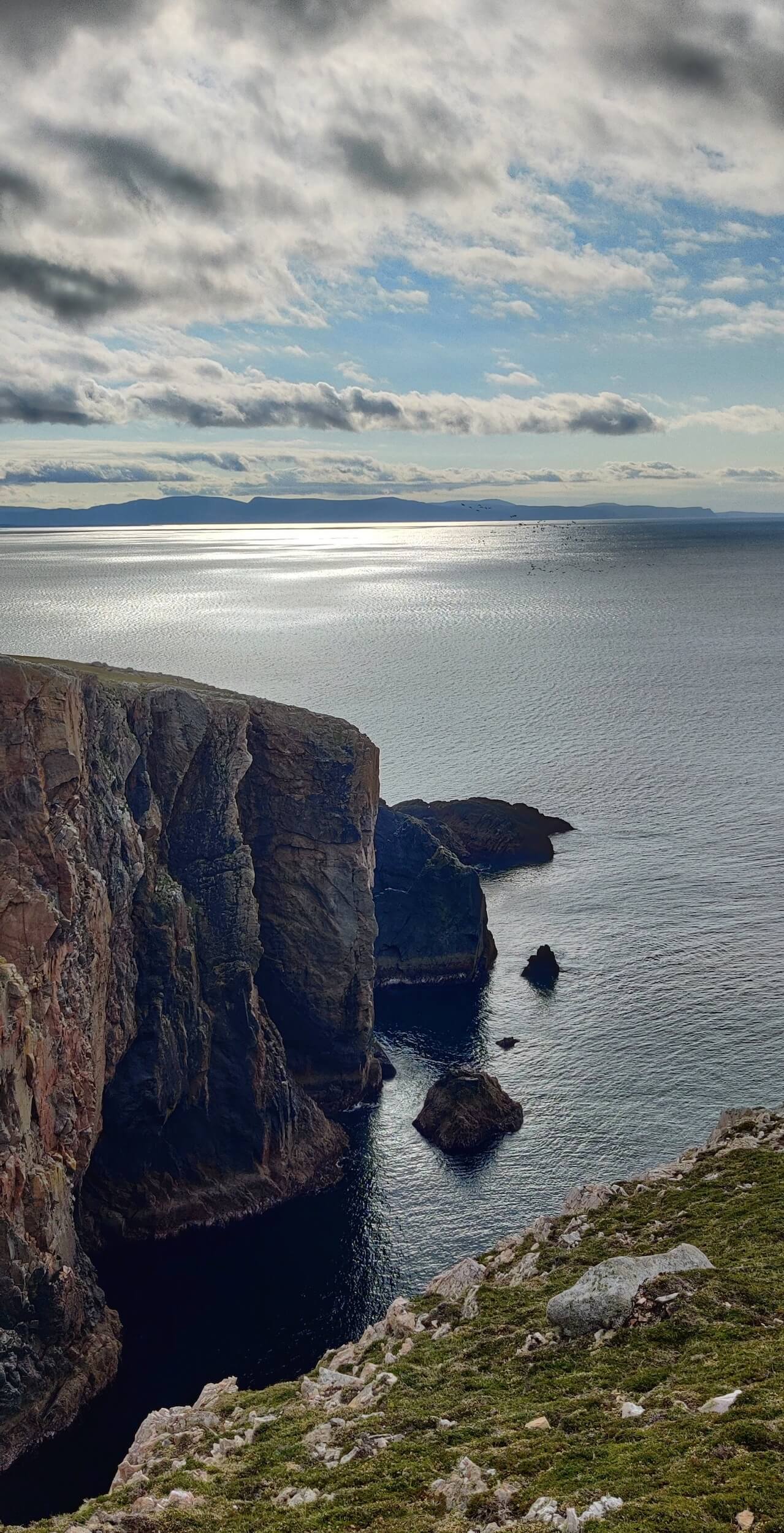 Looking to mainland Ireland from Arranmore's south west cliffs
